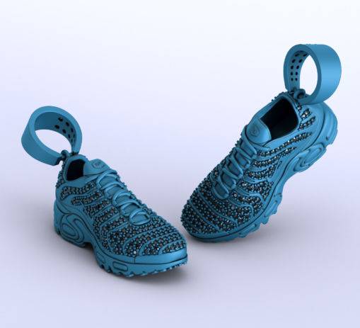 Sneaker Pendant 3D Sculpting